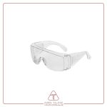 عینک بغل کرکره ای سفید تک پلاست