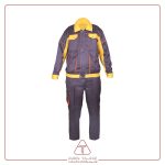 خریدلباس کار دوتیکه طرح بوفالو