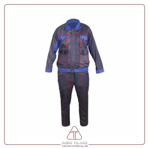فروش لباس کار دوتیکه طرح بوفالو