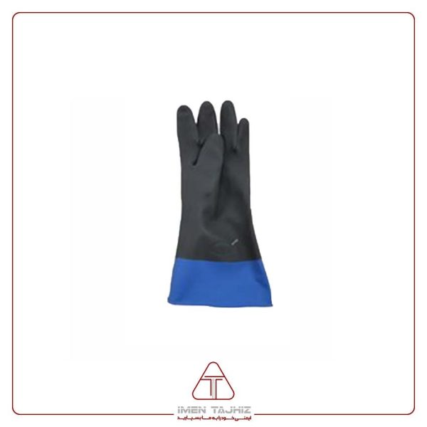 خرید دستکش صنعتی لاستیکی ۳ لایه تلاش