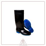 چکمه لاستیکی مشکی بلند جاپا