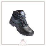 Black zebra safety shoes