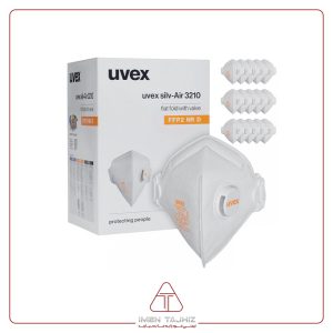 ماسک سوپاپ دار silv-air c 3210 N95 UVEX