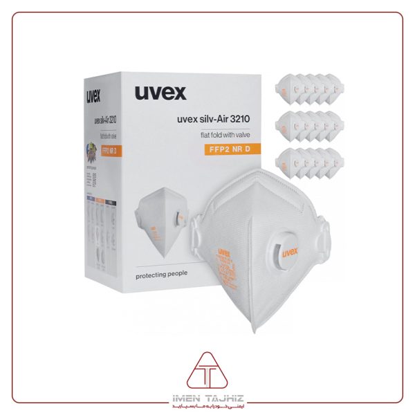 ماسک سوپاپ دار silv-air c 3210 N95 UVEX