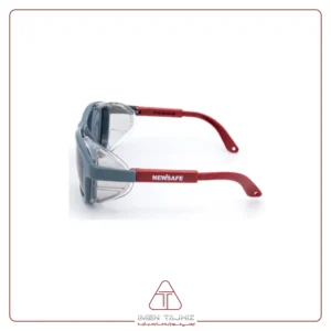 قیمت عینک ایمنی بغل توری NEW SAFE مدل OPTIGUARD دودی