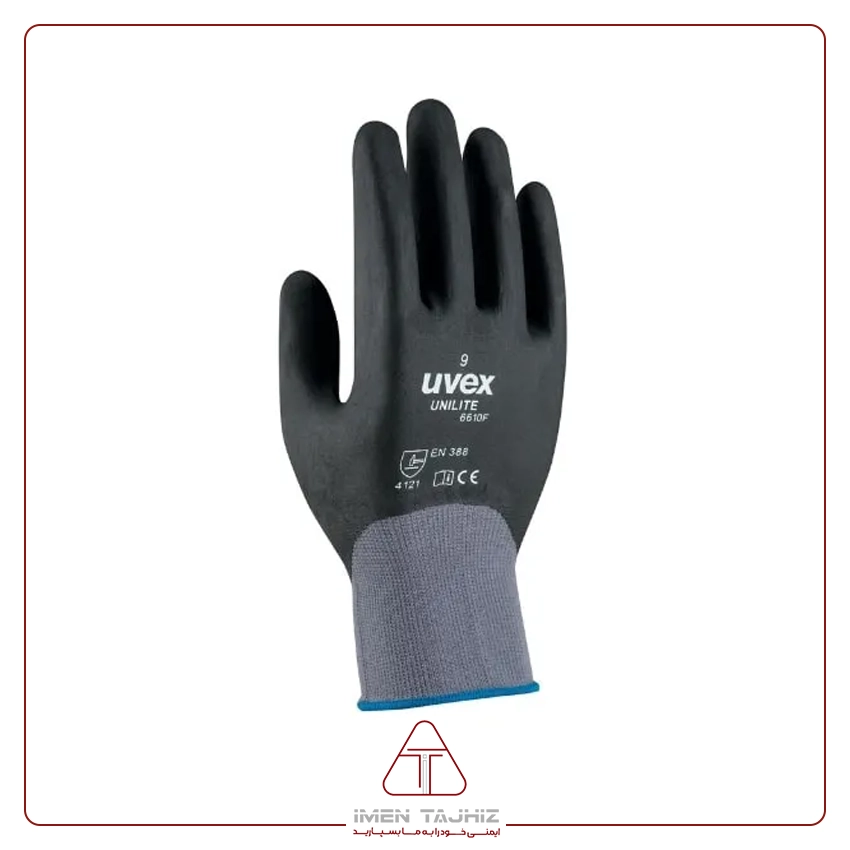 دستکش تمام مواد UVEX مدل unilite 6610 F