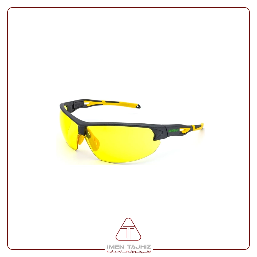 عینک ایمنی نیوسیف مدل TITAN زرد